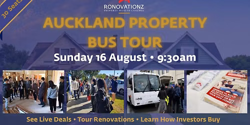 Auckland Property Bus Tour | See Live Investment Deals
