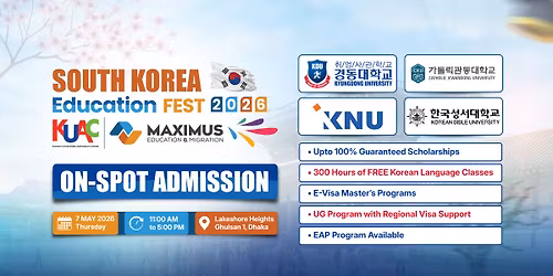 South Korea Education Fest 2026 | Dhaka