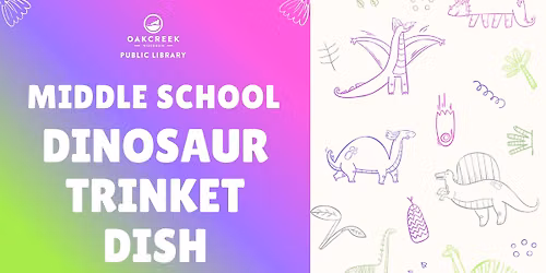Middle School: Dinosaur Trinket Dish