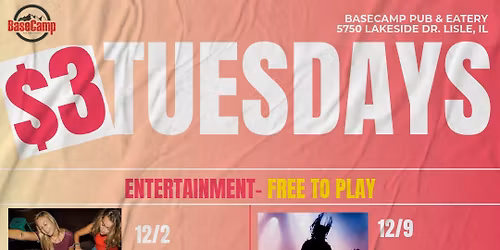 Metal Bingo with Rebel Radio- 2nd Tuesday at Basecamp