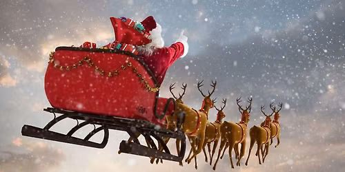 Santa's grand arrival at CS Square