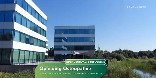 OPENDEUR & INFOSESSIE \ud83d\ude80 Word Osteopaat D.O., ontdek de opleiding