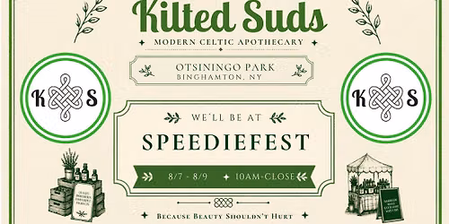 Kilted Suds at SpeedieFest 2026