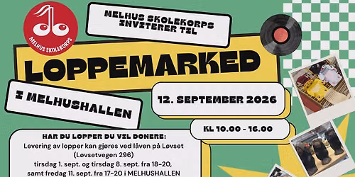 Loppemarked I Melhushallen