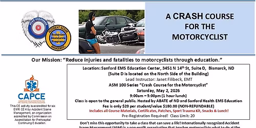 Crash Course for the Motorcyclist