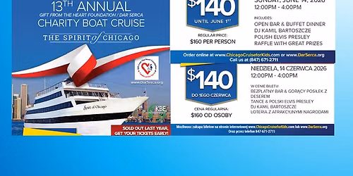 13th Annual Charity Boat Cruise-Gift From the Heart\/Dar Serca
