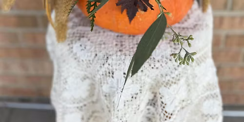 Pumpkin Floral Class at Aerie Lane with Blushing Bloom Designs