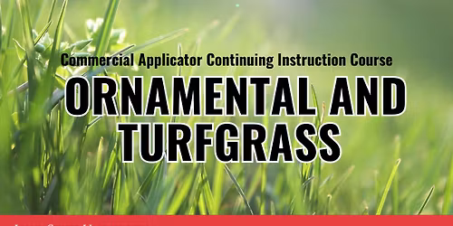Ornamental & Turfgrass Pest Control CIC