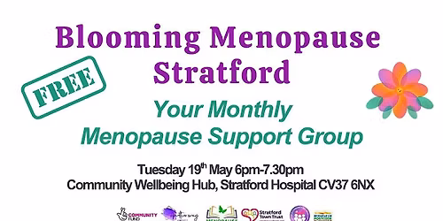 Blooming Menopause Stratford - May