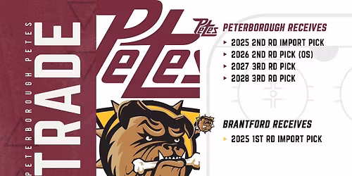 Brantford Bulldogs vs. Peterborough Petes
