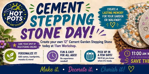 Garden Stepping Stone Workshop