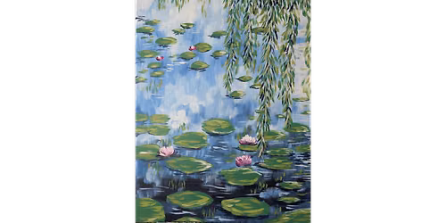 Monet Inspired Lilies - Paint and Sip in Sacramento | Classpop!\u2122