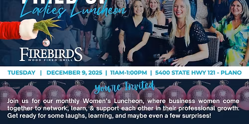 December Fired Up Ladies Luncheon