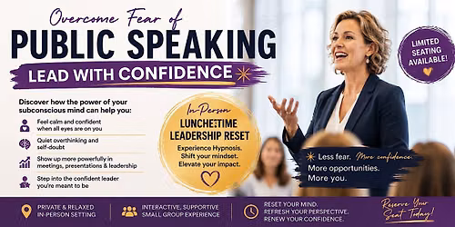 Overcome Fear of Public Speaking - Lead with Confidence