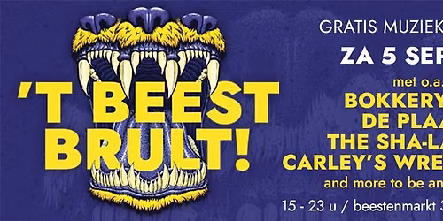 't Beest Brult 2026 | Gratis muziekfestival