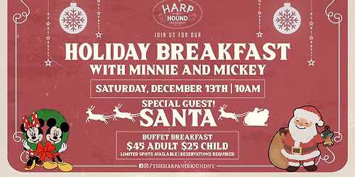 Holiday Breakfast with Minnie & Mickey