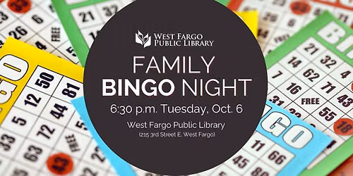 Family BINGO Night at West Fargo Library