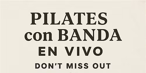Mat Pilates con Banda en Vivo