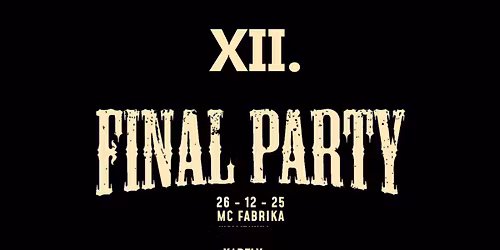 Final party 2025 I 26.12.