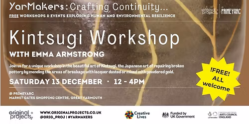 Kintsugi Workshop - with Emma Armstrong
