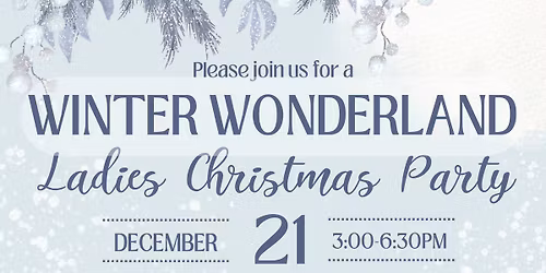 Wesley Chapel, Galion Ladies Christmas Party