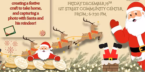 Cookies with Santa & Live Reindeer