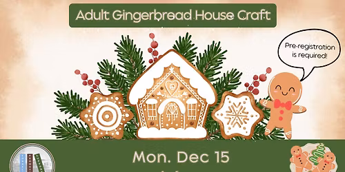Adult Gingerbread House Craft