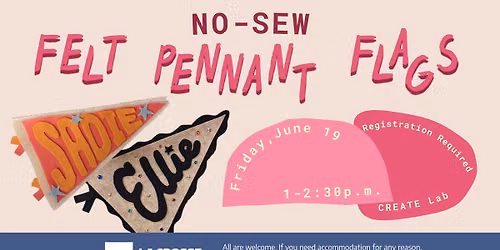 No-Sew Felt Pennant Flags