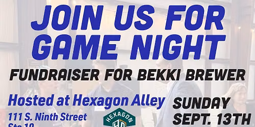 Game Night with Bekki Brewer