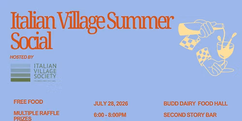 IVS Summer Social: Free Food, Raffle, and Membership Drive