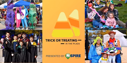 Trick or Treating in the Plaza