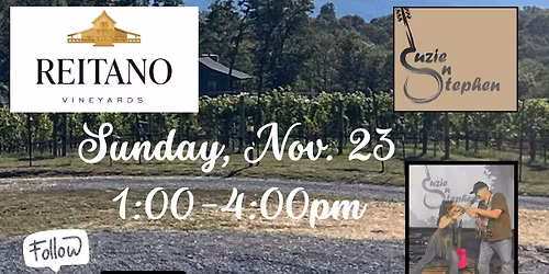 Suzie and Stephen at Reitano Vinyards