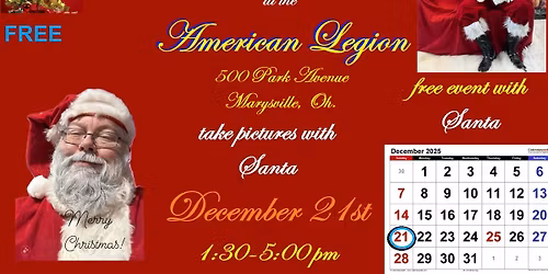 FREE PICTURES WITH SANTA EVENT