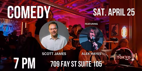 Live Comedy at The Tokyo Club! - Scott James