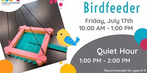 Fun Art Friday: Birdfeeder 