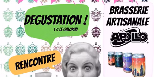 D\u00e9gustation de bi\u00e8res "brasserie Apollo"