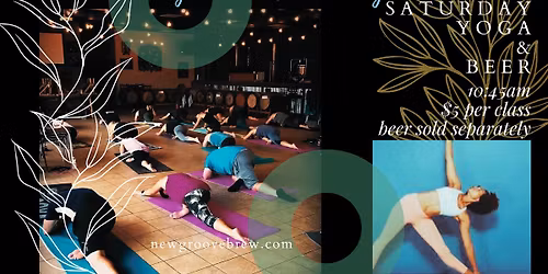 Yoga + Beer at New Groove
