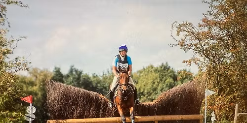 XC schooling on outdoor arena with Sue Chadwick