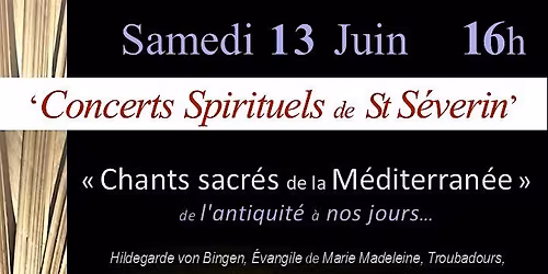 Chants Antiques et Traditionnelles de la M\u00e9diterran\u00e9e