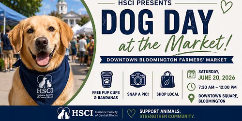 Dog Day at the Downtown Bloomington Farmers' Market