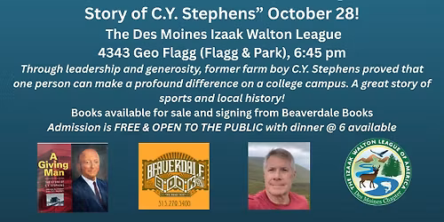 Meet Steven L. Jones Author of A Giving Man: The Story of C.Y. Stephens, October 28!