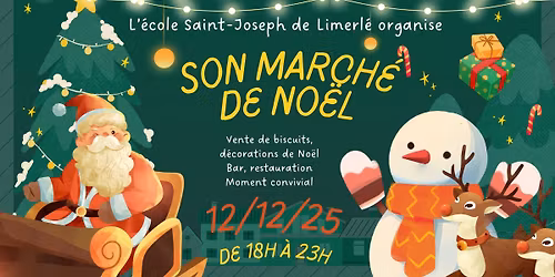 Marché de Noël de l'école de Limerlé