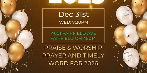 NYE Worship Service- 31st Night