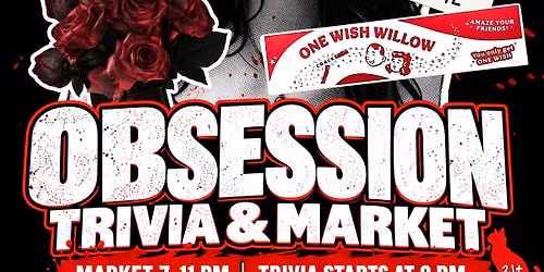 Freaky Nikki Trivia Night: Obsession Trivia & Market