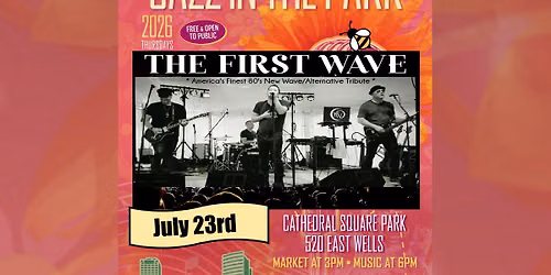 The First Wave - 80's New Wave\/Alt band at Jazz in the Park in downtown Milwaukee