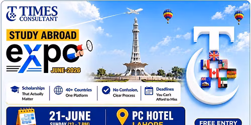 LAHORE \ud83c\udfe8 PC Hotel, Lahore  21 June \u2014 Sunday (12 \u2013 7 PM)