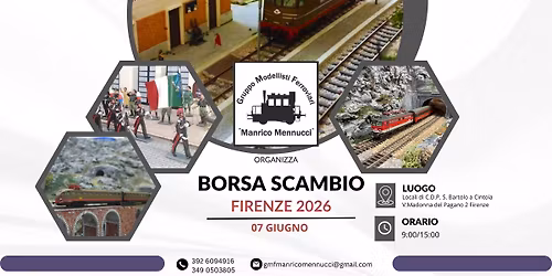 11\u00b0 Borsa Scambio fermodellistica e soldatini
