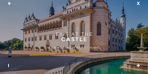 EXIT At The Castle \u2192 Z\u00e1meck\u00e9 n\u00e1vr\u0161\u00ed Litomy\u0161l | 19.9.2026 
