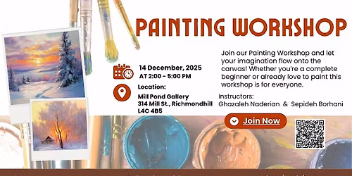 Painting Workshop Winter Vibe with Acrylic