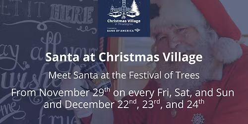 Santa at Christmas Village